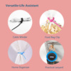 Silica gel cable ties with key, clothing, bag, accessory, keychain, strap, storage system, handmade