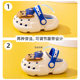 Wangwang Team children's sandals 2023 new girls boys hole shoes men's summer non-slip bath home slippers
