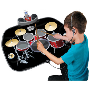 Amazon Cross-Border Children's Electronic Drum Music Blanket Music Enlightenment Interactive Electronic Blanket Microphone Function
