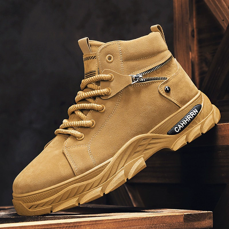 Мужские ботинки Martens K375, демисезонные ботинки‑челси с платформой, повседневные