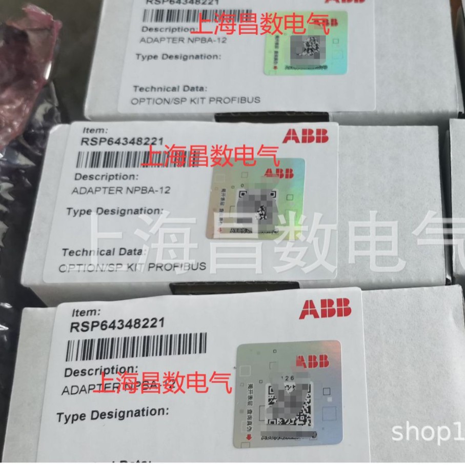 上海昌数供应：3AXD10000377852 E 1/4   AE 3.5,O.P  原装现货