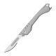 Art knife folding stainless steel mini knife portable keychain pendant knife convenient box sharp express knife