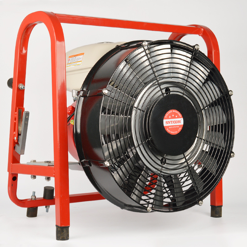 消防排烟风机移动汽油涡轮排烟机正压式消防排烟机GX-160进口电机
