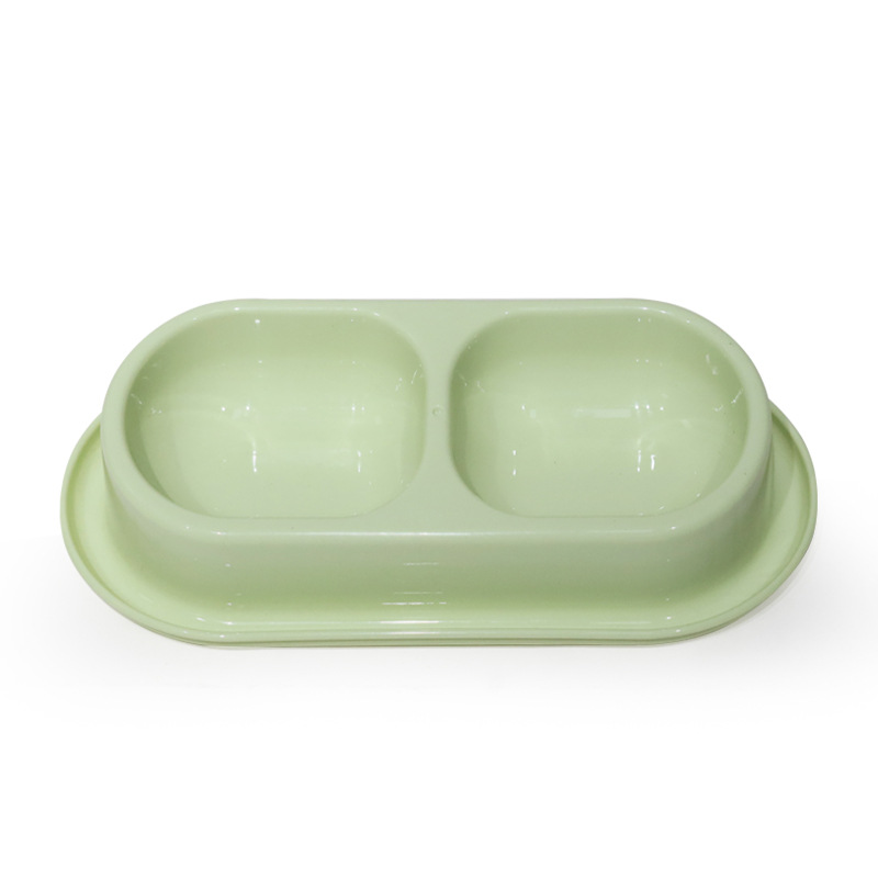 Tazón para gatos Leyoupai de doble boca, anti-volteo y a prueba de fugas, agua potable para gatos, tazón doble, boca oblicua de gran capacidad para proteger la columna cervical, tazón para mascotas