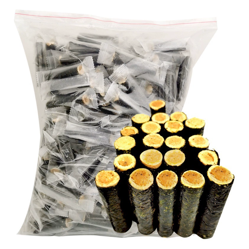 Хрустящие рулоны из морских водорослей Zhiduo из сушеной мясной нити разбросанные для взвешивания кондитерские изделия еда Досуг еда заменяющие закуски Оптом Сушеная мясная нить рулоны из морских водорослей оптом