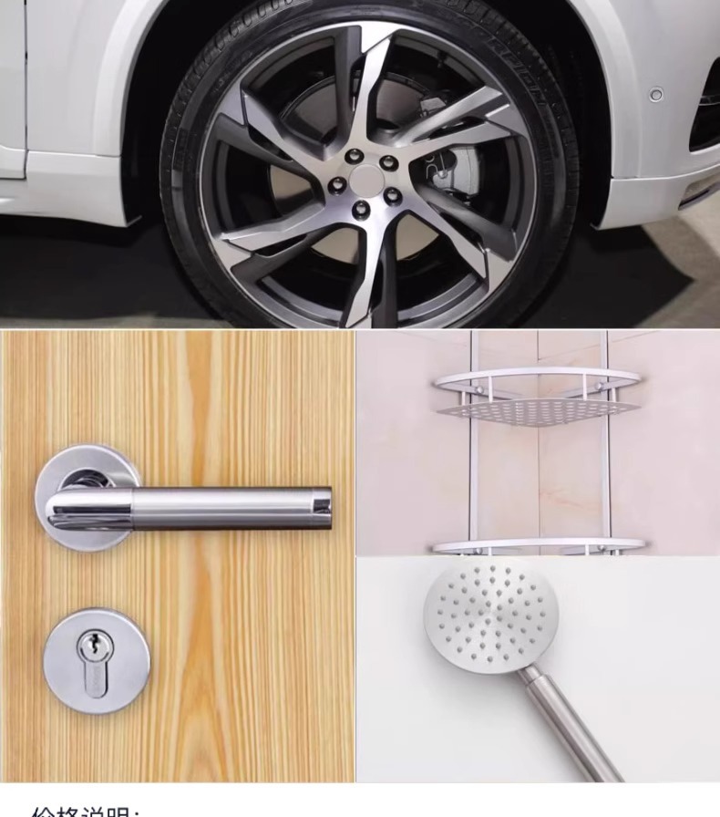 Galvanized Spray Paint, Self-Spraying Silver Powder Paint, Anti-Rust Paint, Metal Anti-Rust and Anti-Corrosion Electroplating, Rust-Free Hand-Operated Automatic Spray Paint