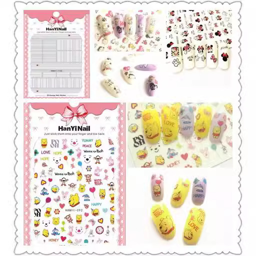 Ultra thin Japanese nail stickers for nails