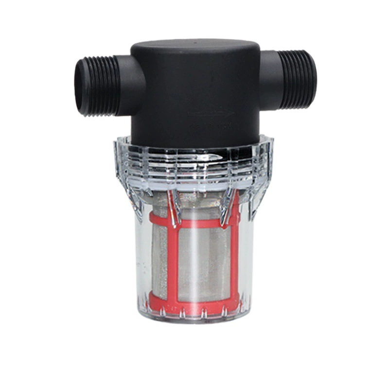 6 минут 40 меш 304 из нержавеющей стали сетки с внутренней нитью фильтр пластиковый прозрачный водопроводная вода передняя труба 25 мм