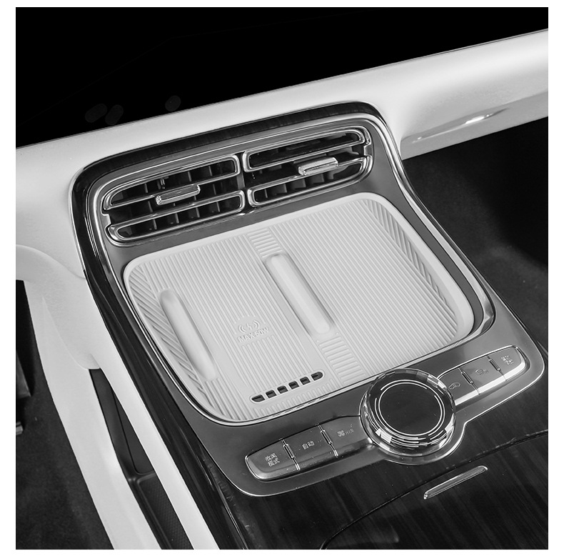 For Galaxy M9 Wireless Charging Water Cup Mat Holder Silicone Non-Slip Protection Car Interior Decoration Supplies Modified Accessory