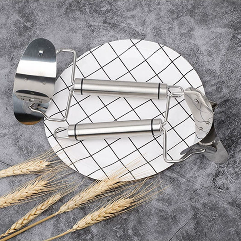 Stainless steel knife for cutting dumpling wrappers, round dumpling wrapper knife, household dumpling making machine mold