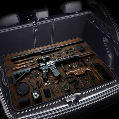 Car Pod Trunk Mat Cartoon | Avtomobil döşəmə paspasları - trunk-mat-22-75100cm-crystal-velvet-dot-plastic-bottom