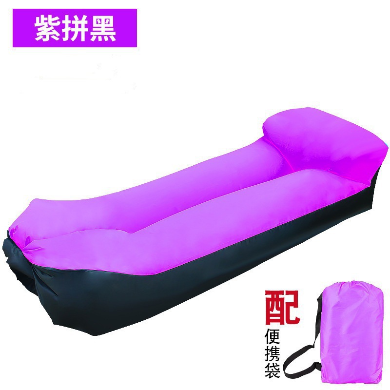 베개 포함 [보라색과 검정색]