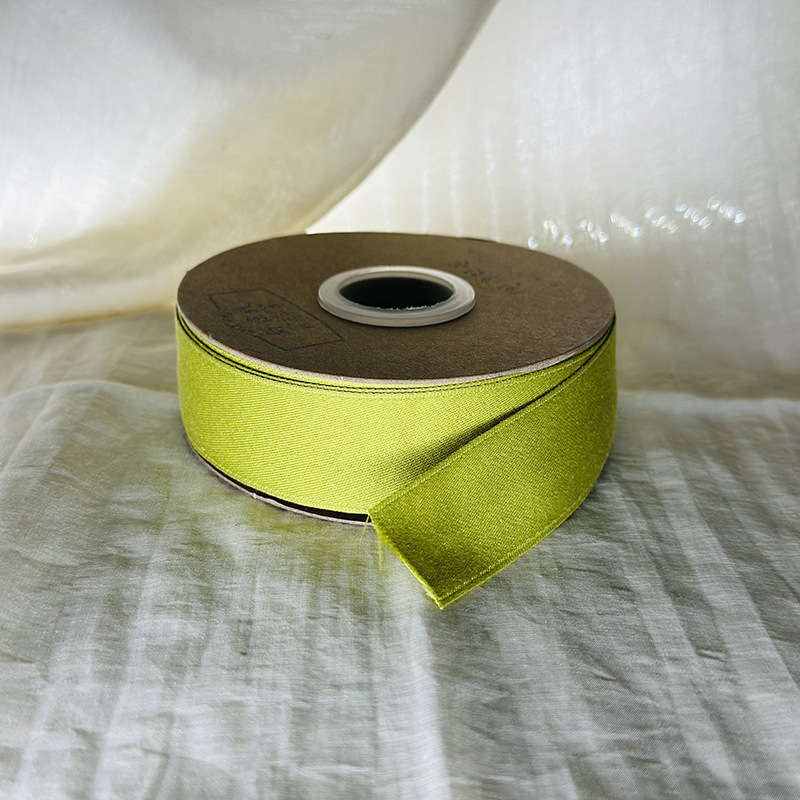 Nueva cinta de algodón de poliéster coreano, cinta de flores, lazo, accesorios de bricolaje hechos a mano, embalaje de regalo, cinta, rollo de 4cm mezclado