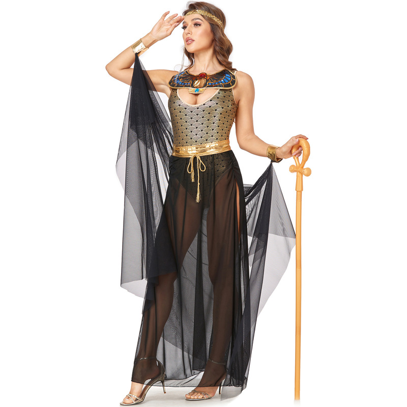 M-XL ancient Greece Egypt Greek goddess Halloween medieval court COS stage outfit Western region party outfit