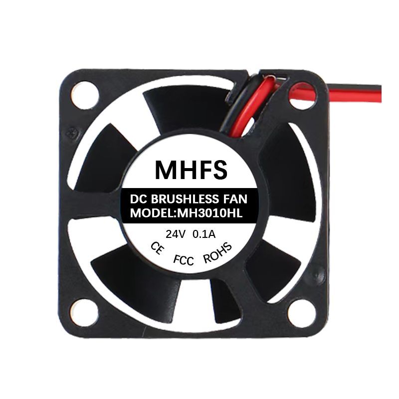 Oil-containing 24v 3010 fan