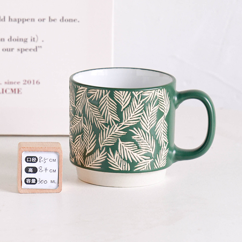 Defectos ligeros inswind taza de cerámica taza de desayuno taza de cerámica simple taza de café taza de agua taza de estudiantes