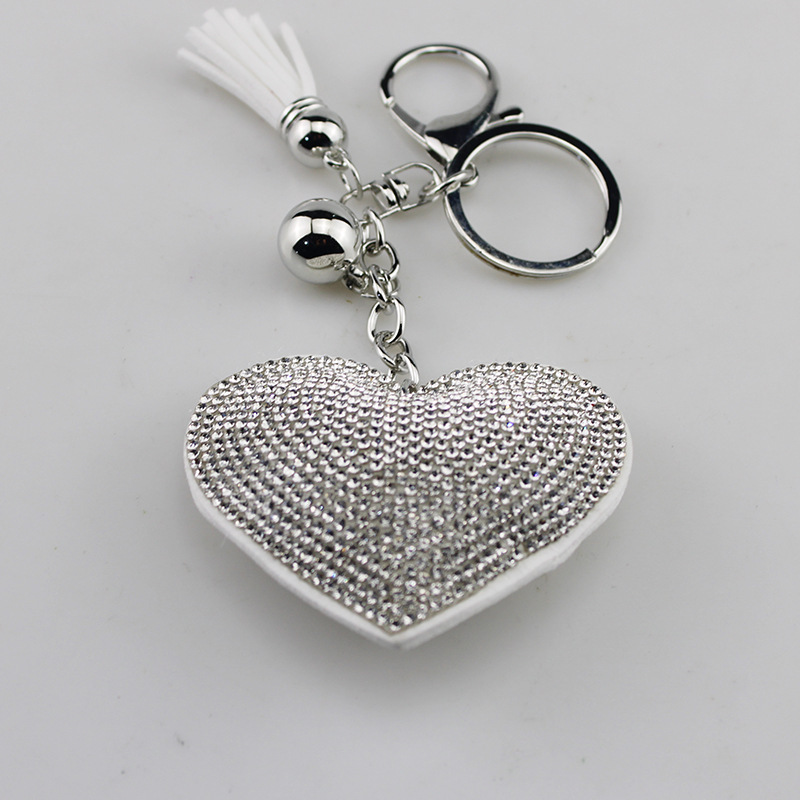 1 Piece Vacation Simple Style Heart Shape Alloy Keychain display picture 11