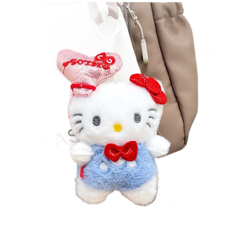 hello kitty50周年限定毛绒挂件气球kt公仔书包挂饰钥匙扣抓机娃|undefined