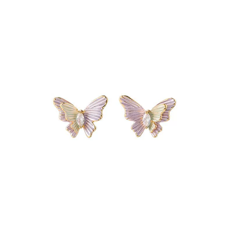 Серебряные серьги NALA с пусетой, Small design, серебро 925, легкая роскошь, высококачественный стиль