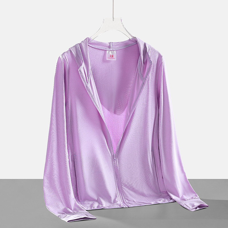 Upf50+ Sun Protection Clothing Women's Jacket Summer New Style Ice Silk Thin Anti-Uv Breathable Sun Protection Clothing Couple Style Cardigan