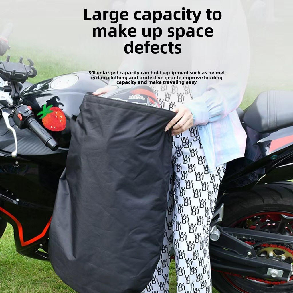 30L Outdoor Waterproof Motorcycle Storage Bag Motorcycle Large Capacity Dustproof Helmet Bag Knight Portable Travel Helmet Bag_voghion.com