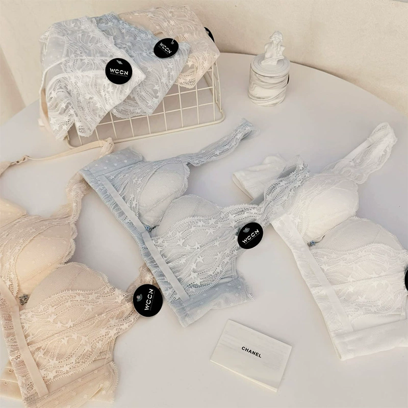 Сексуальная чистая кружева маленькая грудь, чтобы собрать звезды