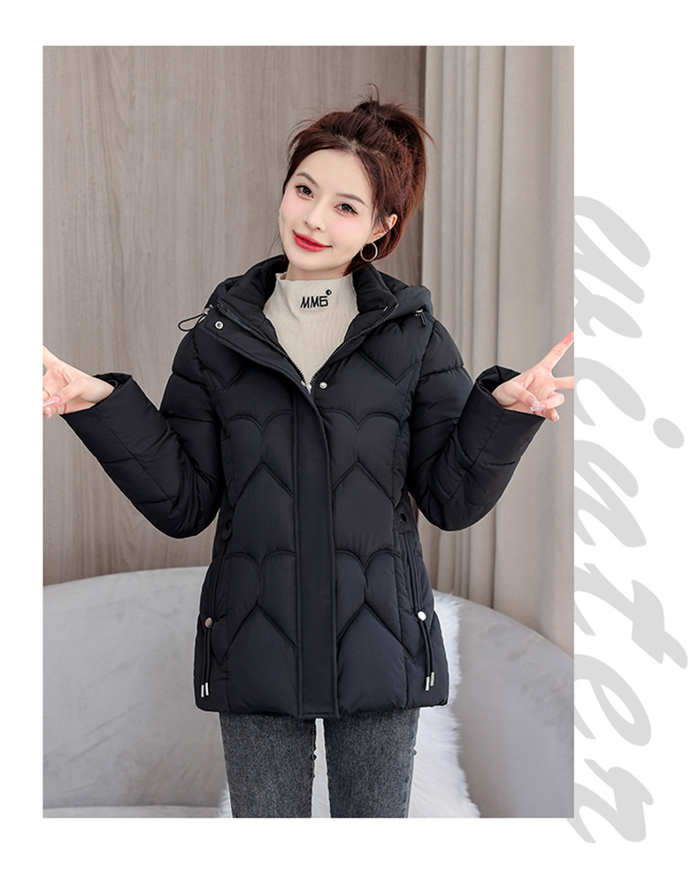 New Short Edition 2024 Korean Version Loose Cotton Jacket Thickened Warm Versatile Women's Coat Down jacket_voghion.com