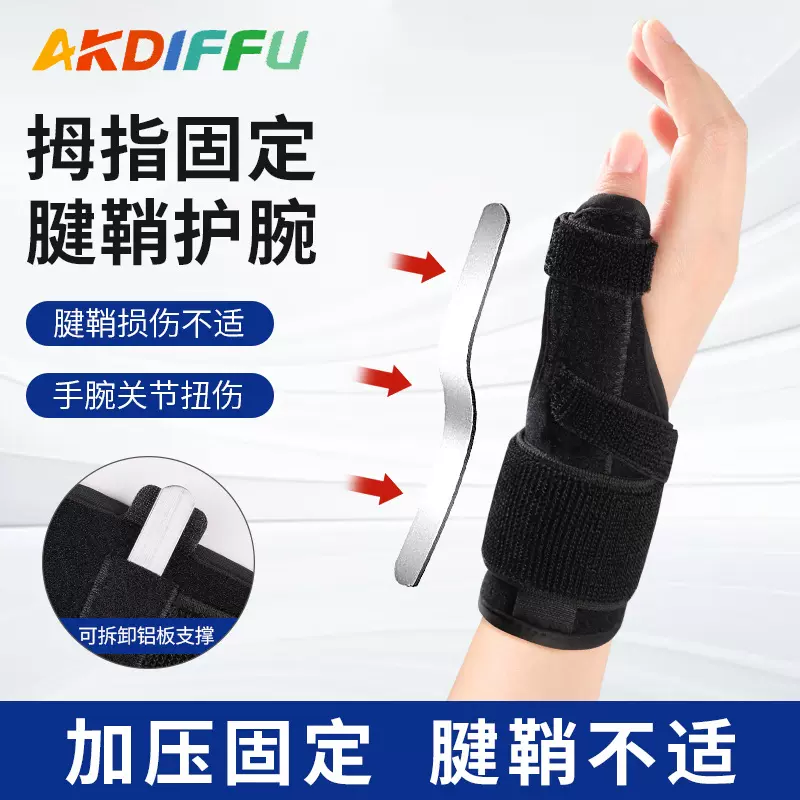 新款拇趾固定腱鞘护腕吕板支撑妈妈手键盘鼠标手加压可调节护手腕