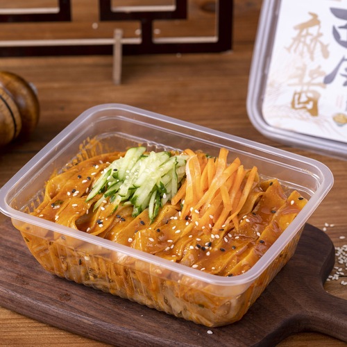 Flavored sesame paste dough 120g*6 boxes full box no need to cook the dough dry cold skin supply one piece delivery