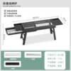 【Black】Send stainless steel grilling mesh + seasoning table