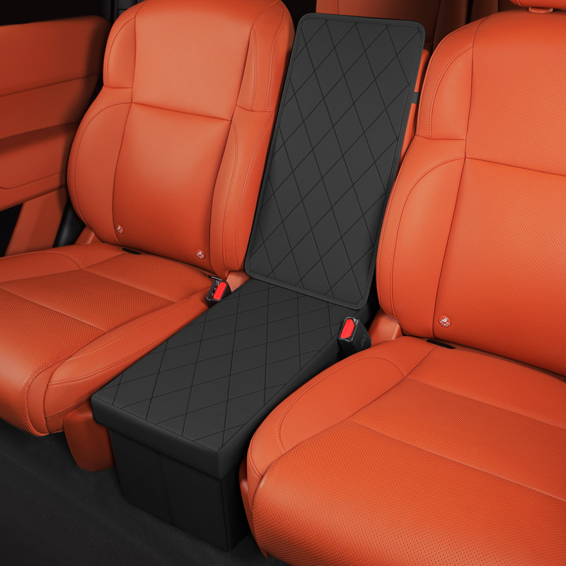 Ideal L8/L9 car special storage box two rows aisle leather car rear seat ideal one folding storage box