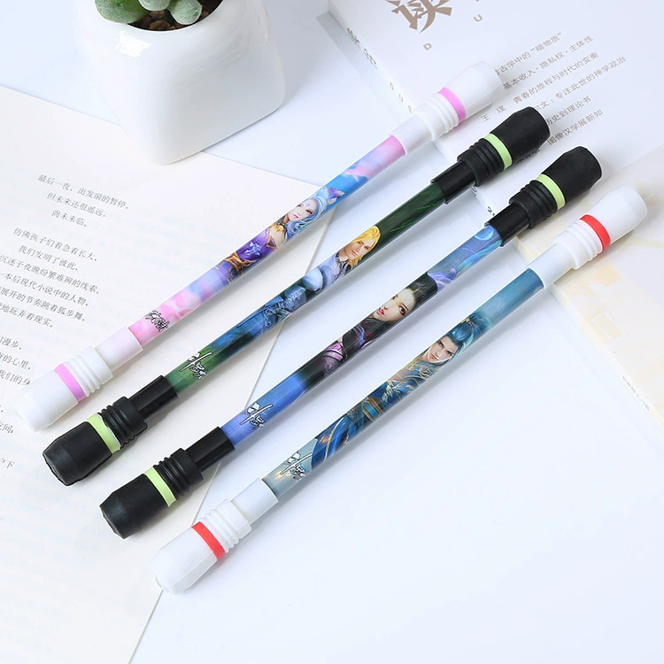 抖音网红转转笔 中小学生钢珠转笔减压旋转笔初学者比赛转笔可写