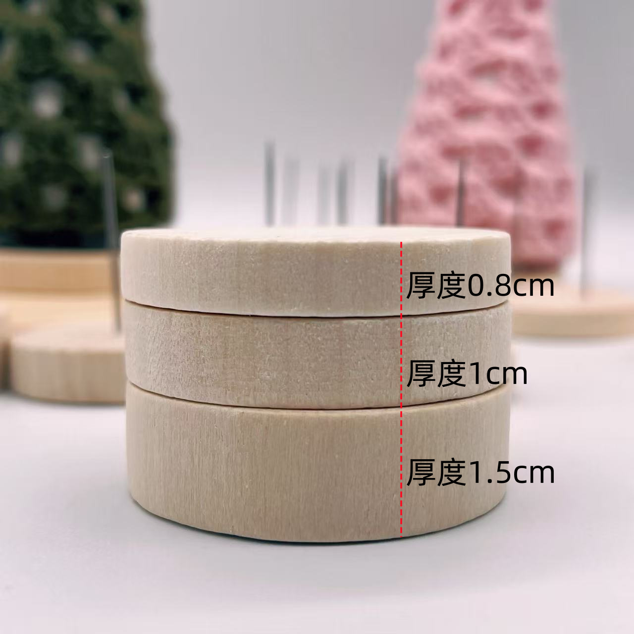 Fuente Suministro directo de fábrica Base de muñeca de pie Proceso de madera maciza Plataforma al por mayor Tela de madera Rama de base de muñeca de lana de aguja