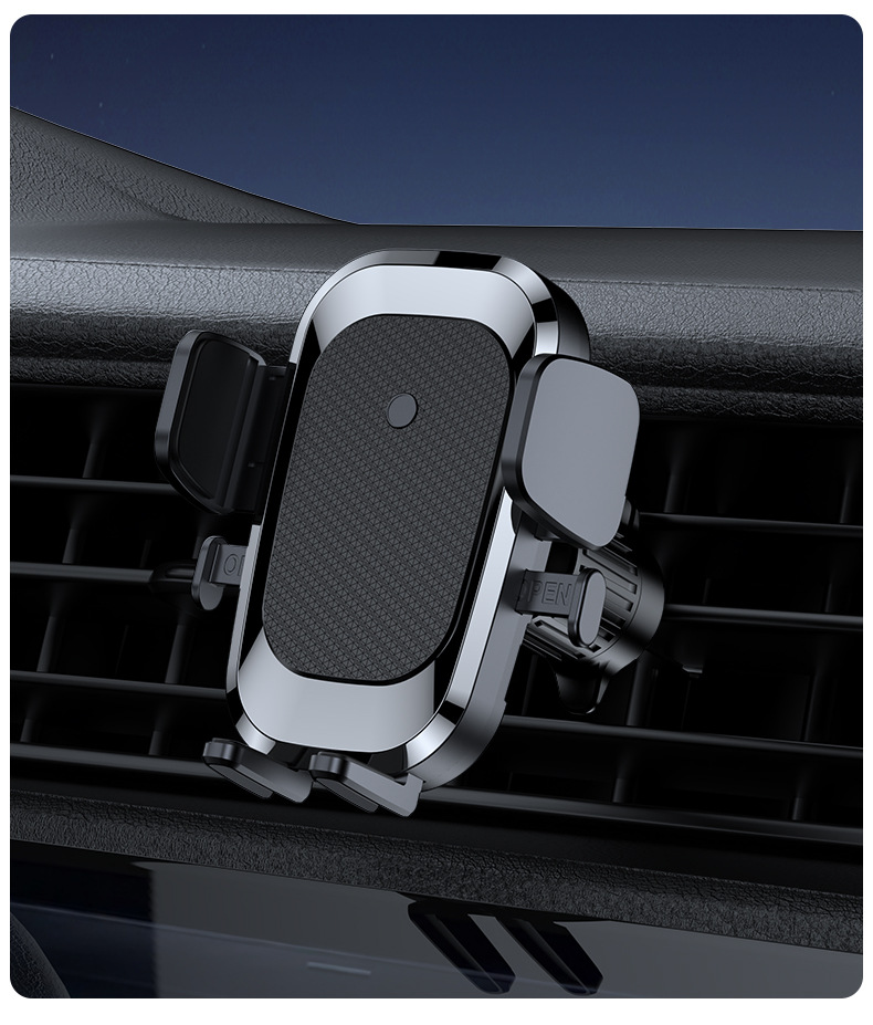 Cross-border hot-selling car mobile phone navigation bracket steam instrument panel suction cup multi-function gravity telescopic mobile phone bracket