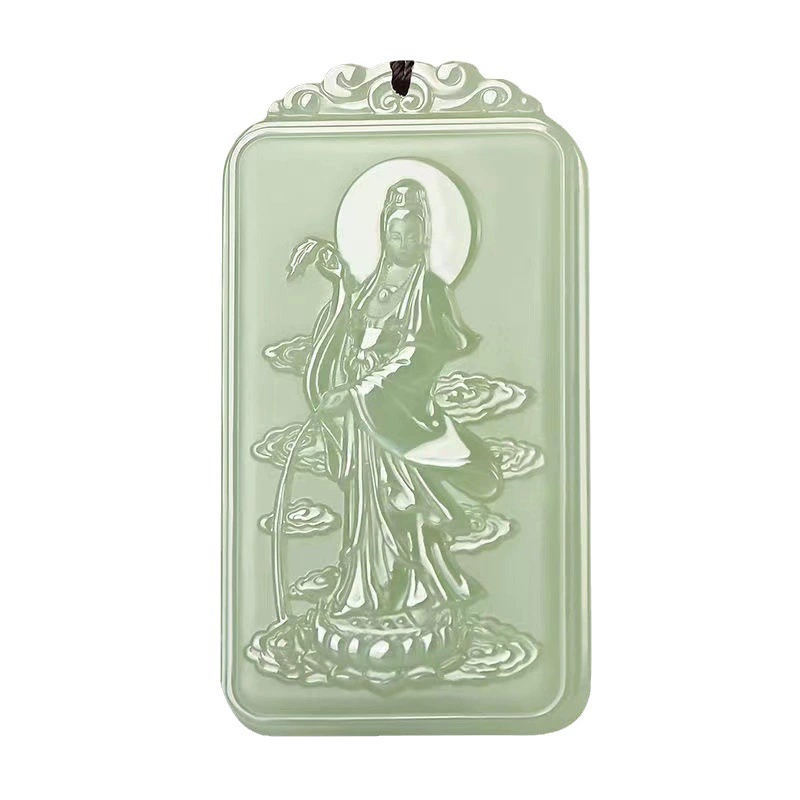 Tieguanyin tea jade, pendant, Birthday gift