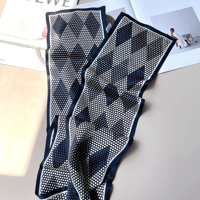 Silk long neckerchief