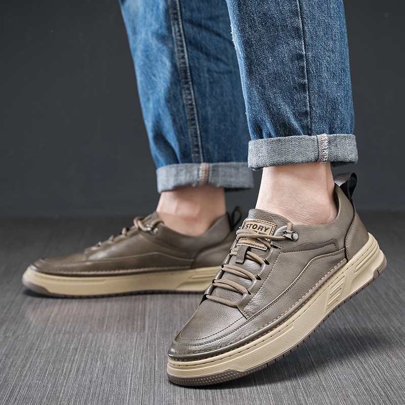 Comfortable Leather Men's Formal Shoes For Work And Casual Wear_voghion.com
