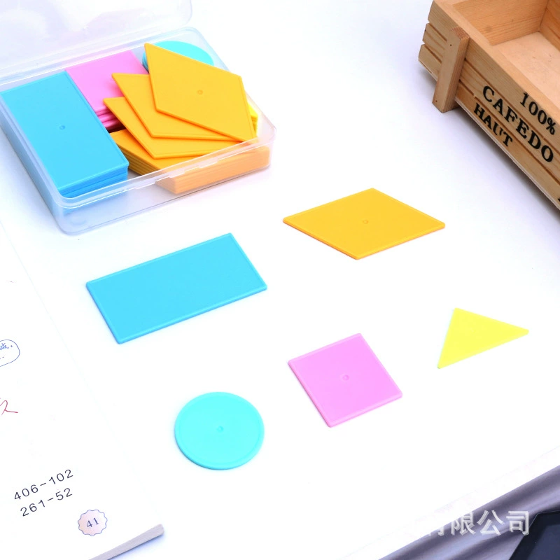 多奇 8730 Planar Geometric Graphics Teaching Aids Circular Triangle Grade 2 Volume 2 Geometric Shape Mathematical Tools