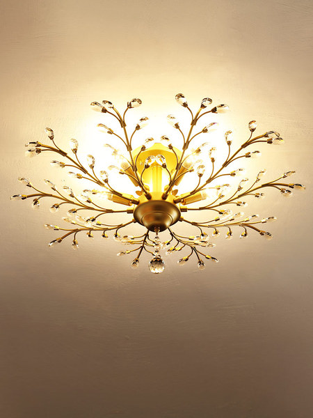 Retro coffee ceiling light for living room