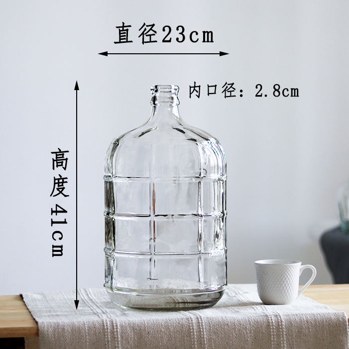 2341 정사각형 유리 꽃병