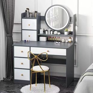 Internet Celebrity Dressing Table Storage Cabinet Integrated Dressing Table for Bedroom Modern Simple Small Dressing Table Dressing Cabinet for Small Apartment