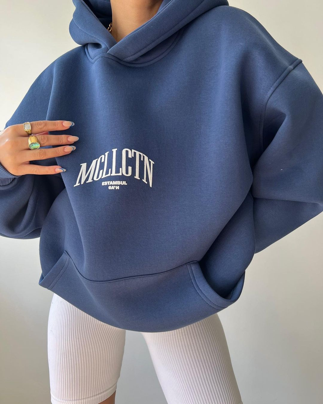 2023 Damski sweter z nadrukiem, uniwersalny top z długimi rękawami i kapturem dla kobiet_voghion.com