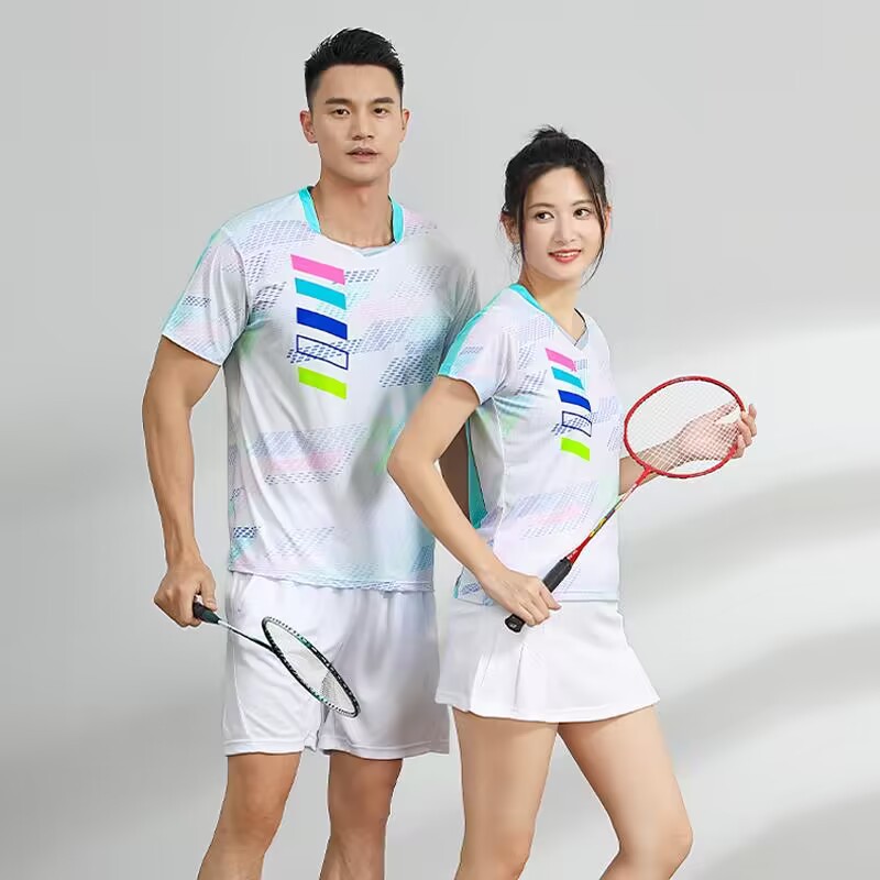 Speed Wholesale Short-sleeved Casual suit Badminton Clothes for Men and Women Quick-drying Breathable Sportswear Summer New Sports T-shirt