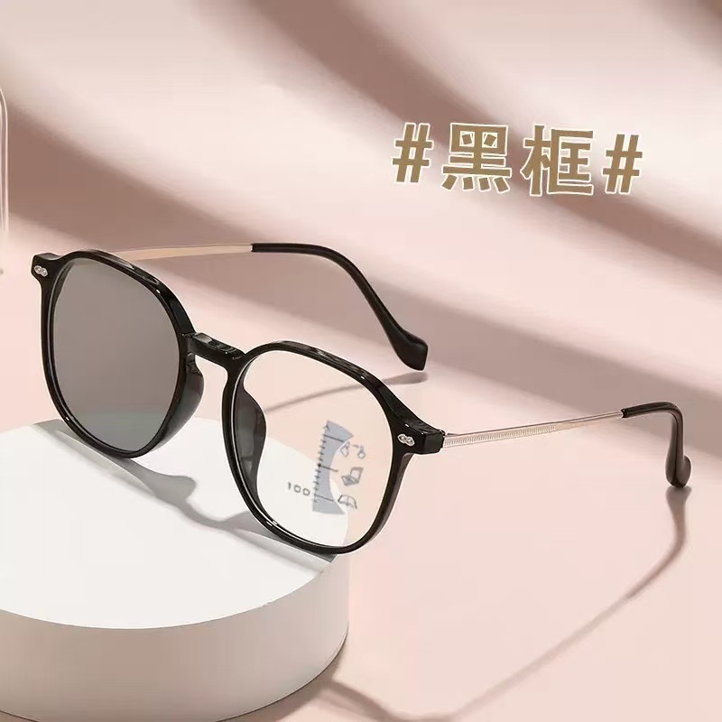 冷茶色眼镜框女可配度数防蓝光镜素颜小红书显瘦神器眼镜百搭平光|undefined