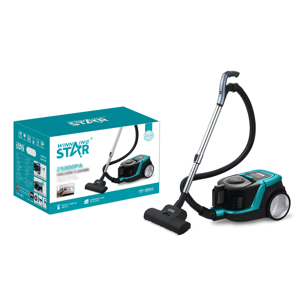Winning Star Cross-border 2500W de alta potencia control remoto doméstico pedal conveniente aspiradora multifunción horizontal