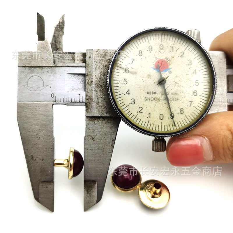 【东莞工厂】供应12MM金色管钻 镶钻管钻 镶钻铆钉 撞钉