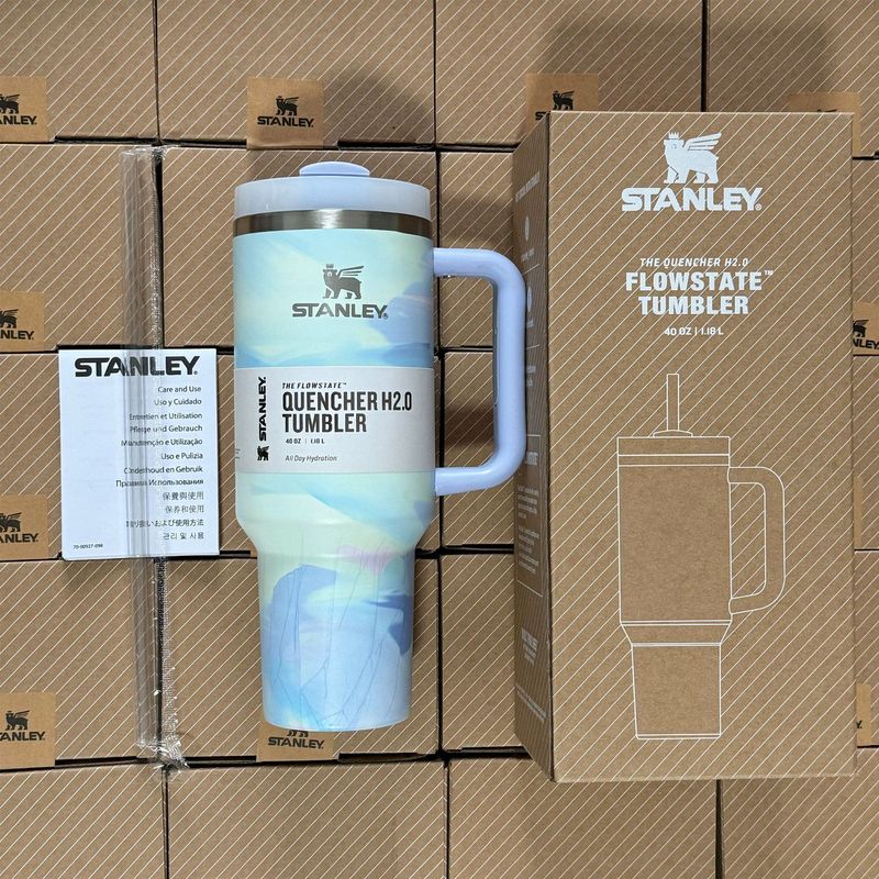 美版跨境汽车杯ebay史丹利stanley40OZ大容量保冷车载保冷冰霸杯|undefined