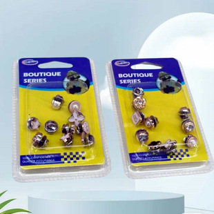 10 Pieces Set of Anti-Exposure Buttons, Seam-Free Shirt Buttons, Concealed Buttons, Brooch Buttons, Decorative Small Fragrant Buttons, Nail-Free