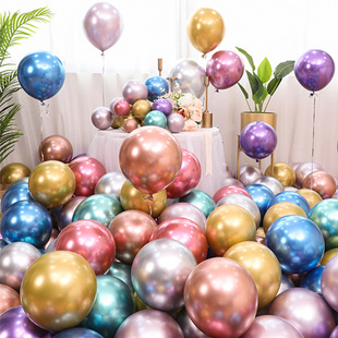 5-inch metal balloon Golden thickened balloon decoration supplies online celebrity wedding birthday decoration arch balloon