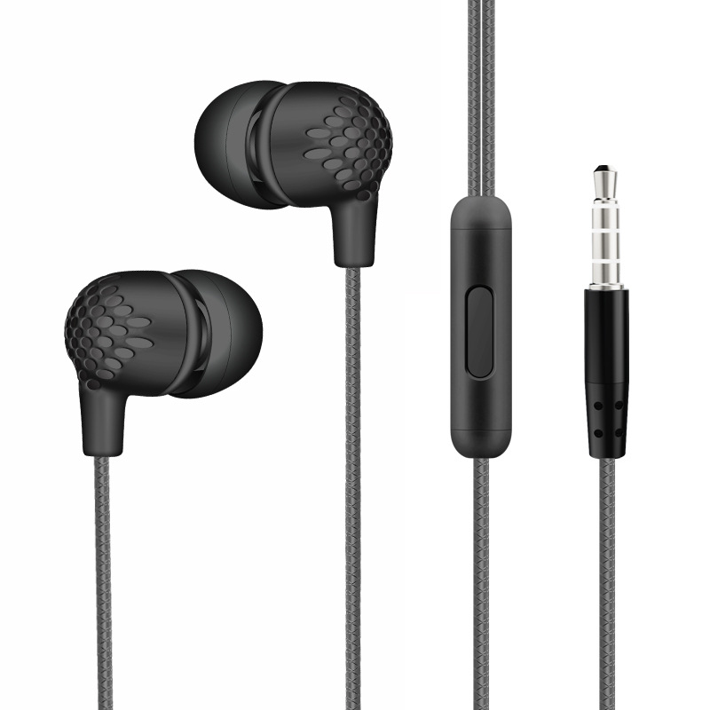 New macaron HiFi wire-controlled bass in-ear wired headset computer music Sports Game Universal